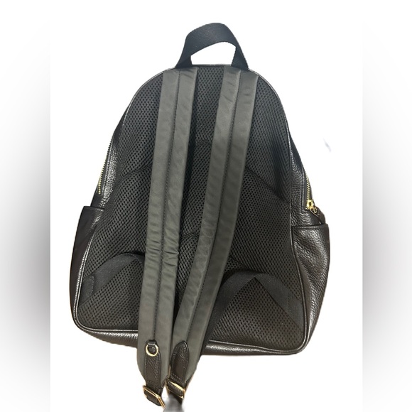 EUC Coach Medium Charlie Black Pebble Leather Goldtone Backpack - Picture 13 of 13